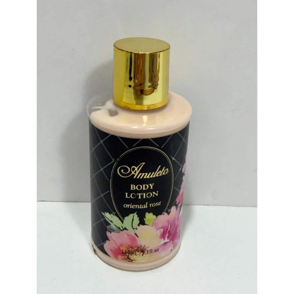 Amuleto Oriental Rose Body Lotion 150ml 5.1 fl oz Floral Scented Moisturizer